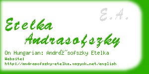 etelka andrasofszky business card